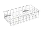 PV 765A - vyjímatelný drátěný koš z nerezové oceli 48x25x12 cm