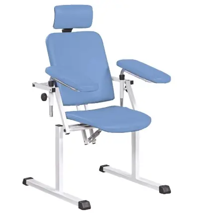 OZC - 08 křeslo odběrové se 2 područkami, modré č. 7