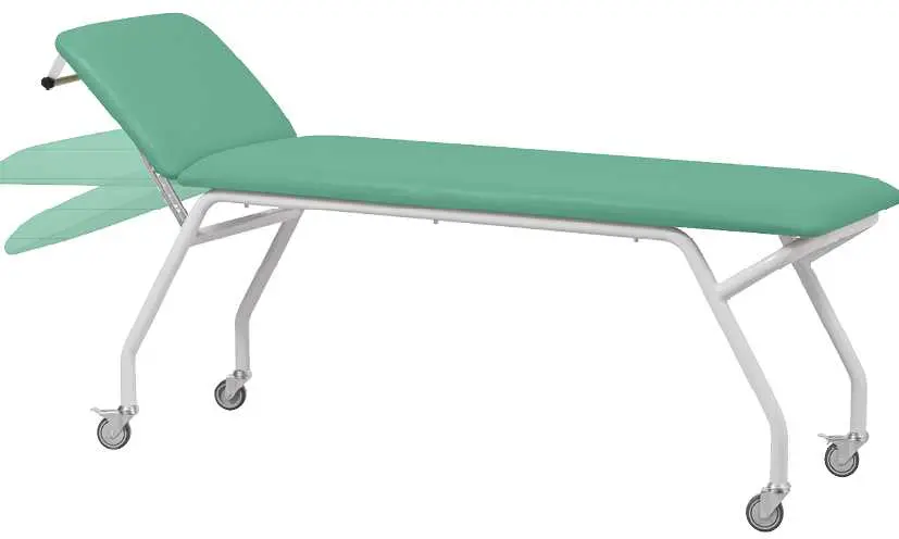 MEDICLIN MOBILE lehátko vyšetřovací s kolečky, zelené č. 6