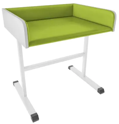 PP - 960 pult přebalovací čalouněný, světle zelený č.20