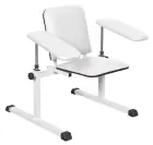 OZC - 07 židle odběrová se 2 područkami, bílá č.1