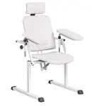 OZC - 08 křeslo odběrové se 2 područkami, bílé č. 1
