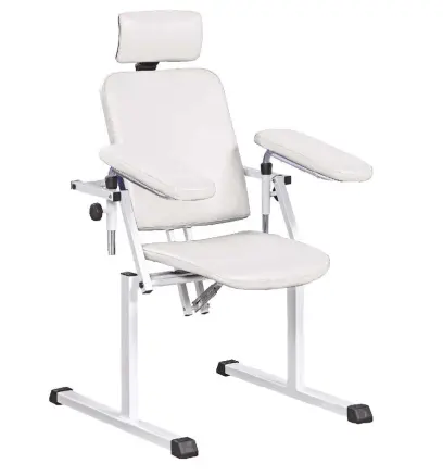 OZC - 08 křeslo odběrové se 2 područkami, bílé č. 1