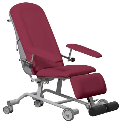 MEDI MOBIL křeslo zdravotnické mobilní, vínové č.18