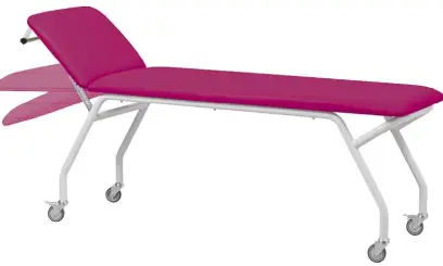 MEDICLIN MOBILE lehátko vyšetřovací s kolečky, purpurové č. 19