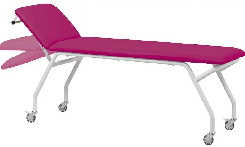 MEDICLIN MOBILE lehátko vyšetřovací s kolečky, purpurové č. 19