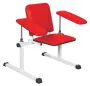OZC - 07 židle odběrová se 2 područkami, červená č.11
