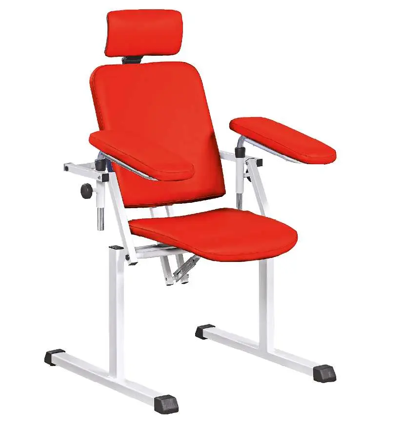 OZC - 08 křeslo odběrové se 2 područkami, červené č. 11