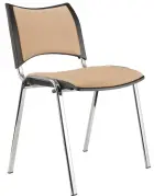 KATHARINA chrom židle konferenční, koženka AN - 096 béžová