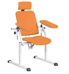 OZC - 08 křeslo odběrové se 2 područkami, oranžové č. 17