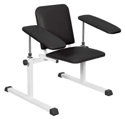 OZC - 07 židle odběrová se 2 područkami, černá č.10