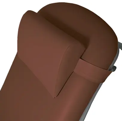 MEDI 01 podhlavník, hnědý