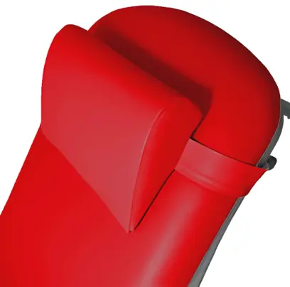 MEDI 01 podhlavník, červený