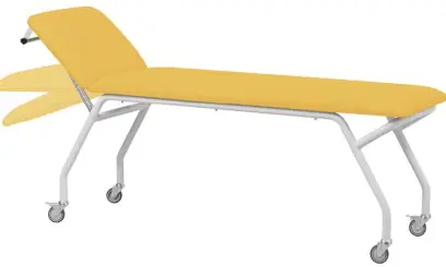 MEDICLIN MOBILE lehátko vyšetřovací s kolečky, žluté č. 14