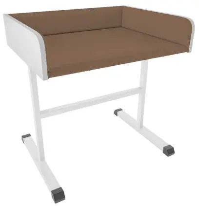 PP - 960 pult přebalovací čalouněný, hnědý č.9