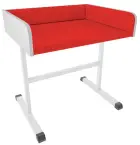 PP - 960 pult přebalovací čalouněný, červený č.11