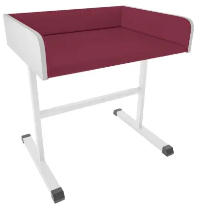 PP - 960 pult přebalovací čalouněný, vínový č.18