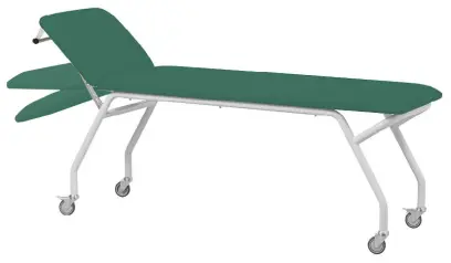 MEDICLIN MOBILE lehátko vyšetřovací s kolečky, temně zelené č. 12