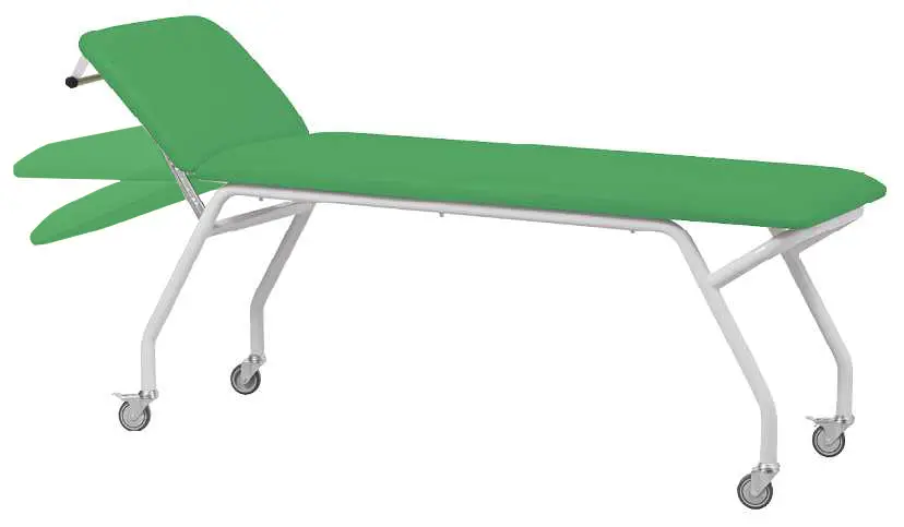 MEDICLIN MOBILE lehátko vyšetřovací s kolečky, tmavě zelené č. 21
