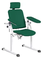 OZC - 08 křeslo odběrové se 2 područkami, temně zelené č. 12