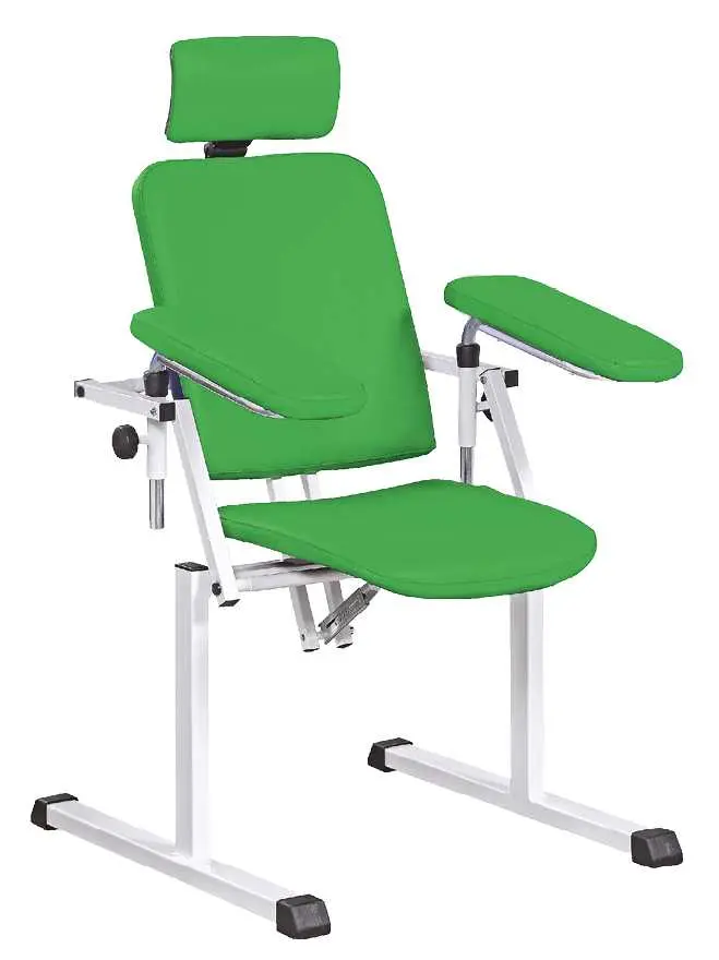 OZC - 08 křeslo odběrové se 2 područkami, tmavě zelené č. 21