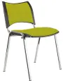 KATHARINA chrom židle konferenční, koženka AN - 079 citrónově zelená