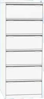 LK - A5 - atyp, kartotéka A5, šířka 610 mm, bílá RAL 9003