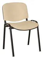 ALTAMIRA židle konferenční, kostra černá, látka SUE 1219 krémová