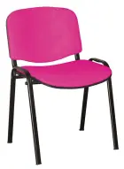 ALTAMIRA židle konferenční, kostra černá, látka SUE 41 růžová