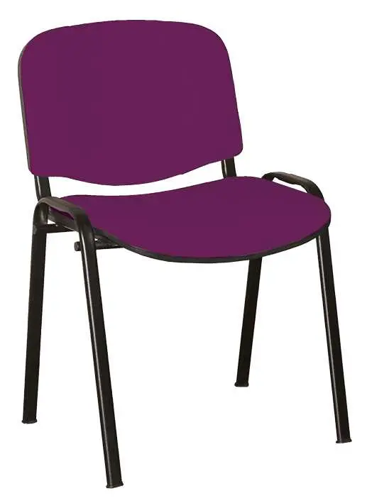 ALTAMIRA židle konferenční, kostra černá, látka SUE 22 fialová
