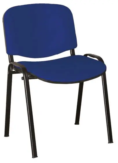 ALTAMIRA židle konferenční, kostra černá, látka SUE 9 tmavě modrá
