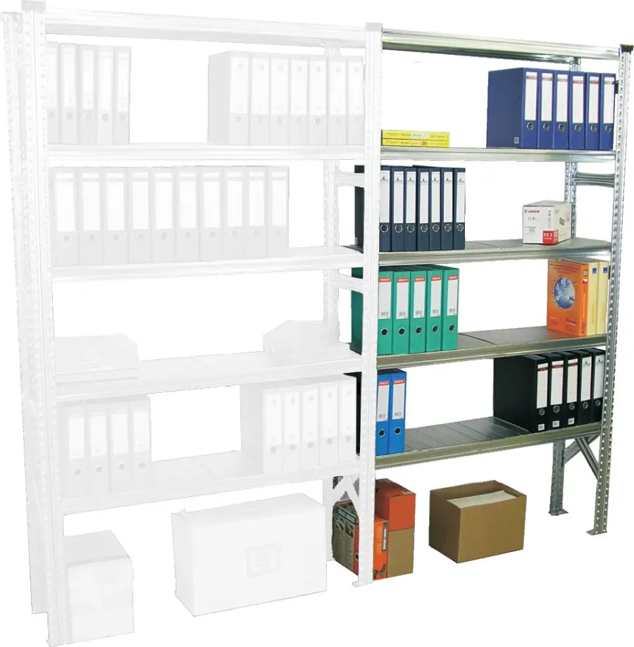 SUPER regál přídavný 2000x900x400/5 polic