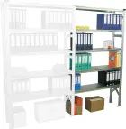 SUPER regál přídavný 2500x900x600/6 polic