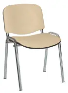 ALTAMIRA židle konferenční, kostra chrom, látka SUE 1219 krémová