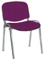 ALTAMIRA židle konferenční, kostra chrom, látka SUE 22 fialová