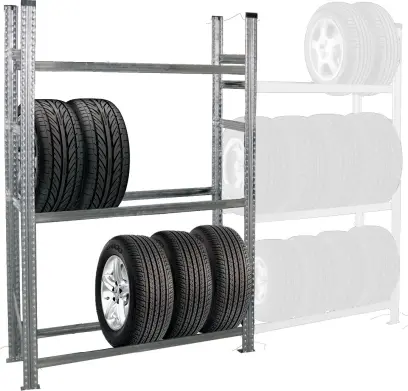 PNEURACK regál základní 2500x900x400/4 úrovně