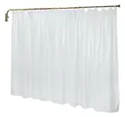 TZZ zástěna teleskopická, bílá