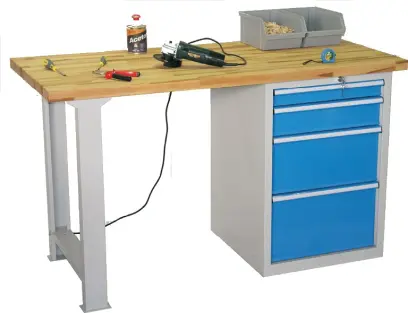 Z4 - 200/70 dílenský pracovní stůl, RAL 5012