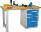 Z5 - 150/70 dílenský pracovní stůl, RAL 5012