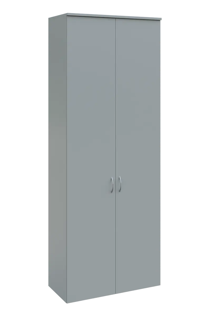 SR 6 - 81 šatní skříň, výsuvné ramínko, 2150x800x400, šedá