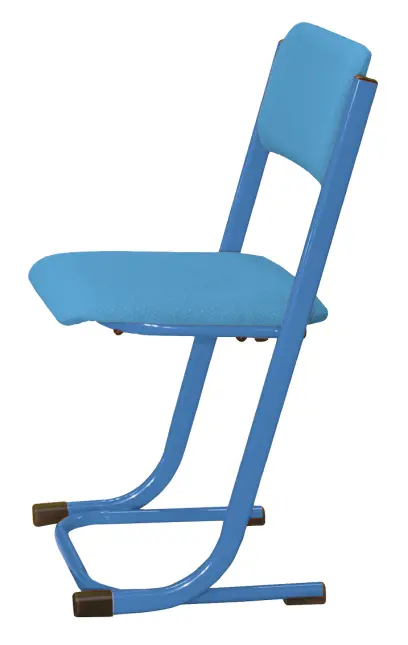 FRANTIŠKA židle Classic, velikost 7, čalouněná, látka světle modrá RAL 5015 - modrá