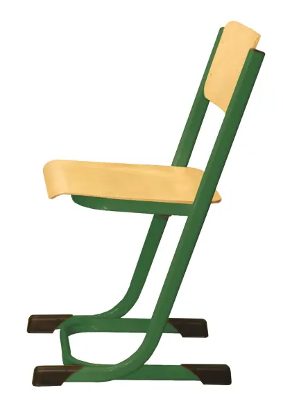 Bedřich židle pevná, malá velikost 7 RAL 6029 - zelená