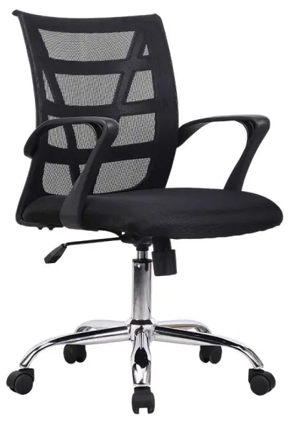 JUPITER židle kancelářská, látka MESH černá