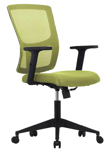 VALERIO židle kancelářská, látka zelená