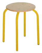 TANA, taburetka RAL 1028 - žlutá