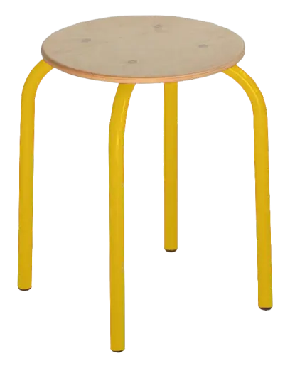 TANA, taburetka RAL 1028 - žlutá