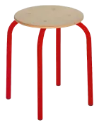 TANA, taburetka RAL 3002 - červená