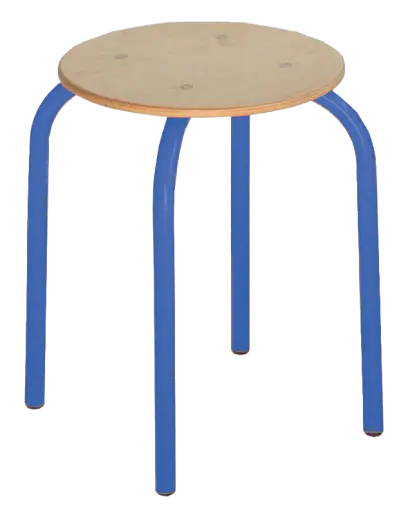 TANA, taburetka RAL 5015 - modrá