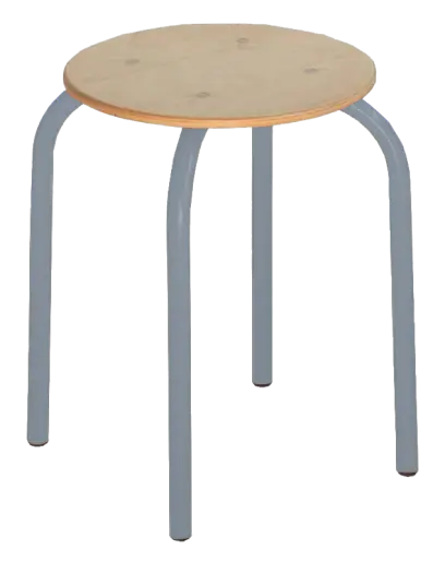 TANA, taburetka RAL 7046 - šedá