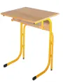 JANA 1 lavice 1-místná, pevná, velikost 2 RAL 1028 - žlutá